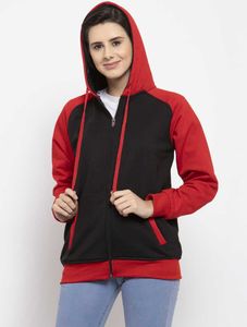 Stylish Two Tone Hoodie, L Size