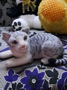 Cute Striped Cat Plushie