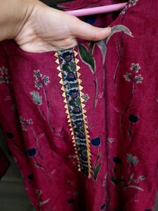 Floral Print Kurta