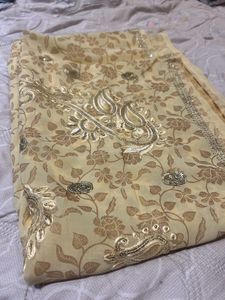 Cute Sequins Saree