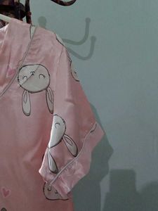 Cute Bunny Print Top