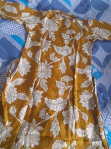 Floral Print Kurta &amp; Plazo