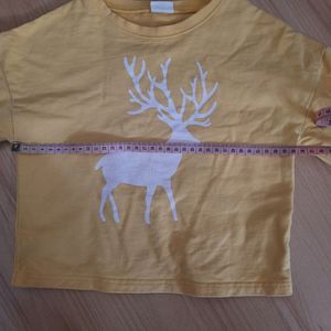 Yellow Sweatshirt For Kids (Boys/ Girls/ Unisex)