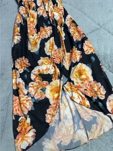 Floral Tube Gown (bust :46-48)plus Size