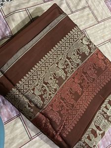 Elegant Brown Saree