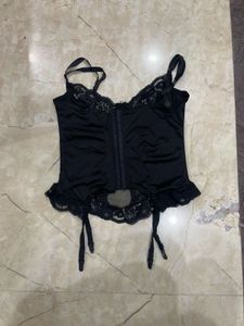Black Lace Corset