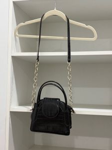 Zara Croc Embossed Bag