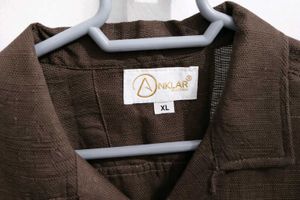 Brown Short Sleeve Shirt