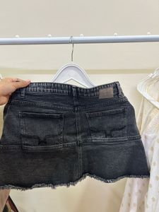 Denim Mini Skirt