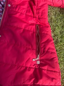Red Padded Winter Coat