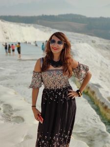 Sassy Cheeky Premium Off Shoulder Dress With Slit