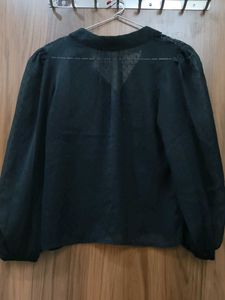 Elegant Black Full sleeve top
