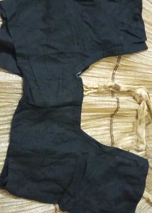 Black Cotton Blouse
