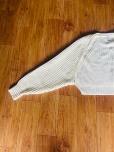 Cropped Open Front Cardigan