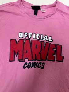 H&amp;M Pink Oversized T-Shirt