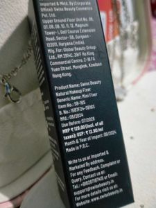 Swiss Beauty Natural Makeup Fixer