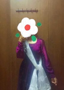 Elegant Wine Evening Gown 🍷