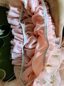 Pink Daisy Mesh Top