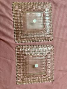 Square Glass serving plate (yera brand)