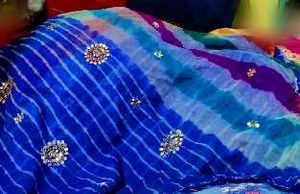 Elegant Striped Saree