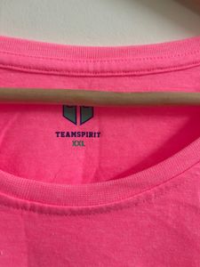 A Vibrant Neon Pink Tshirt