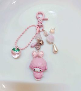 Piano Sanrio Keychain