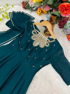 Hand Work Anarkali Gown