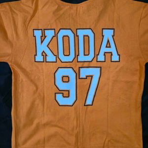 Orange KODA Jersey T-Shirt oversized