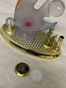 Fish &amp; XINJIN Clock Showpiece