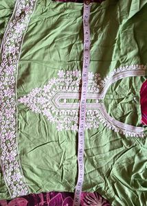 Mint Green Embroidered Salwar Kameez