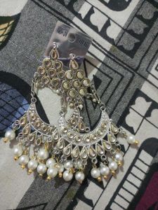Oxidised Golden Earrings