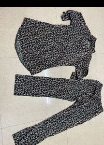 Floral Print Kurta Set