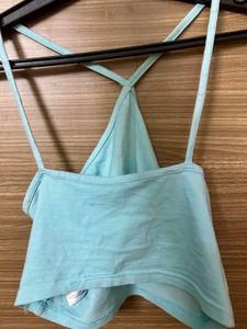 H&amp;m Basic Cross Neck Top