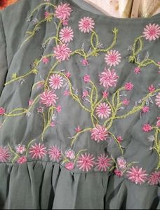 Floral Embroidered Long Sleeve Top