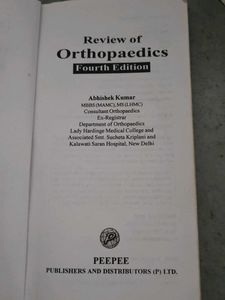Review of Orthopaedics