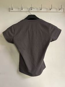 Grey Crop Top - Casual Style