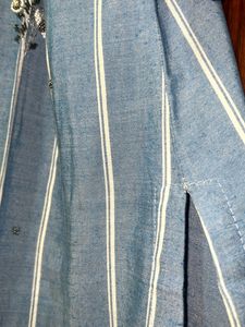 Stunning Blue Striped Kurta