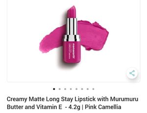 Mamaearth Creamy Matte Long Stay Lipstick Pack 1