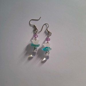Handmade Beaded Dangle Earrings
