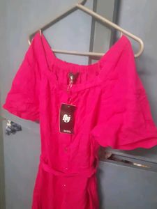 Brand New Fusia Pink Dress Full Length