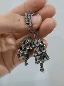 Silver Color Jhumkaa✨