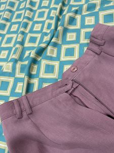 Mauve Straight Work Office Pants
