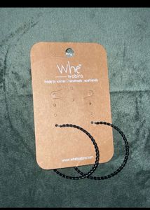 Set Of 2 Black Earrings