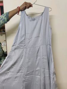 Elegant Grey Ball Gown