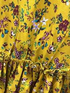 Yellow Floral Top