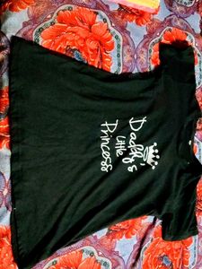 Black Printed T-shirt 👕