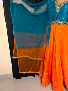 Gown With Dupatta