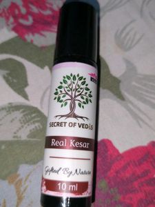 Unisex Roll On Attar: Real Kesar (Saffron)