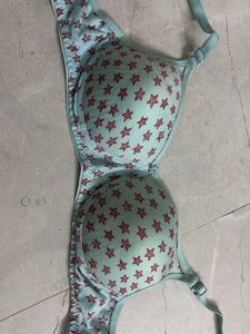 Star Print Bra