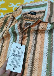 BrandedbStriped Shein Shirt - New with Ta